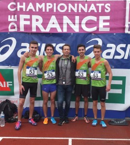 4x1000m