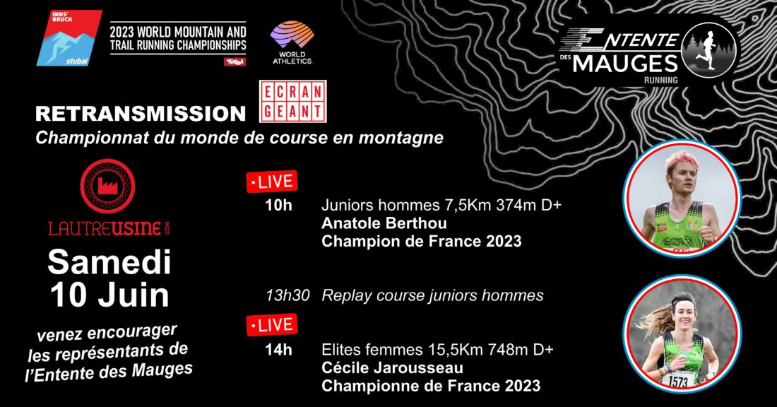 Diffusion en live des Championnats du Monde de Trail et Course en